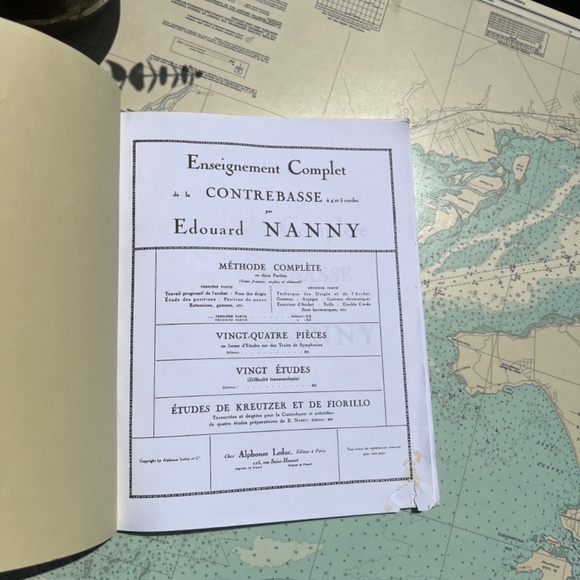 Vintage Complete Double Bass Method by Edouard Nanny - Picture 7 of 7